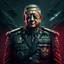 Placeholder: Susilo bambang Yudhoyono The president of Republic Indonesia in militiary cyberpunk style