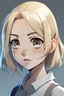 Placeholder: Anime side character (girl) looks like Margot Robbie