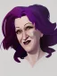 Placeholder: Portrait of a 30 year old strange witch like Bette Midler