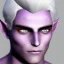 Placeholder: Dark Elf Male White Hair Lavender Eyes