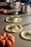 Placeholder: Cooking photo, Raviolis, truffle, pumpkin, olive oil, moisture, art, natural, ornaments, ceramic, marble, high kitchen, smooth, god rays, unreal engine 5, ray tracing, RTX, lumen lighting, ultra detail, volumetric lighting, 3d.