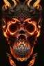 Placeholder: A beautiful highly detailed ornate intricate portrait of a flaming demon skull made of shiny obsidian glass :: reflective, glassy :: subtractive lighting, backlit :: by John William Waterhouse, Greg Rutkowski, HR Giger :: hyperrealistic, hyper detailed, photorealistic :: epic, incredible composition, amazing depth, meticulously composed, 16k resolution concept art :: fantasy magazine cover art