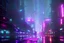 Placeholder: Cyberpunk district with giant foggy skyscarpers, cars, FoV: 100, HD, Unreal Engine 4, heavy rain, rainy streets reflection, neon signs, low contrast, grainy, less color, titanfall,