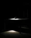 Placeholder: Empty desk, isolated, dark