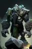 Placeholder: stone golem malphite scary wizard druid