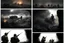 Placeholder: Masterpiece1:5)(Fineart), (award-winning:1.5), highest quality, (ultra realism:1.5) war journalism(,(by Tim Page and Hoorst Faas:1.5))(photorealistic:1.8), (Eastern Ukraine:(panel one:the moment after a battle ends, horrors of war, wounded men),(2nd panel, cinematic shot of men sitting in trench with 1000 yard stare (focus on their eyes:1.5)),(the third panel shows troops tired but hyper alert), (the fourth panel shows the sky is filled with incessant, fire and smoke,)