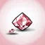 Placeholder: Create a logo for Deniz, a boutique of diamond-inspired dresses, Baby Pink