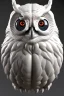 Placeholder: The Owlman Creature,white, highly intricate, Realistic photography, incredibly detailed, ultra high resolution, 8k, complex 3d render, cinema 4d.