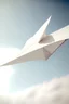 Placeholder: paper airplane flying