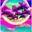 Placeholder: Vaporwave art Collage