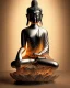 Placeholder: translucent Buddha glass alabaster sculpture, backlight, very emotional, welcoming, love, luminescence, sculpture, photograph, studio lighting, product photography, figurine, unreal engine, cryengine, ambient occlusion