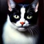 Placeholder: portrait of beautiful Cat painting by Brom , oil on canvas, cinematic composition, extreme detail,fit full head inside picture