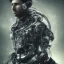 Placeholder: portrait face lionel messi, robot, long black hair, intricate, sci-fi, cyberpunk, future,