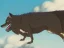 Placeholder: Flying wolf