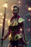 Placeholder: milf, warrior, corset, atmospheric, naked, realistic, cinematic lighting, octane render.