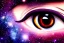 Placeholder: high detailed eyes close up, galaxy, anime, 8k quality