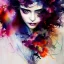 Placeholder: granny, fire, flames, watercolor illustration by <agnes cecile> <Yoji Shinkawa>, natural tones, ornate and intricate detail , soft smooth lighting, soft pastel colors,