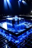 Placeholder: A square Eurovision stage made of water and cubus