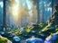 Placeholder: white crystal cosmic and galactic ambiance hill forest sky rocks sunny trees pools surreal, full of details, smooth, bright sunshine，soft light atmosphere, light effect，vaporwave colorful, concept art, smooth, extremely sharp detail, finely tuned detail, ultra high definition, 8 k, unreal engine 5, ultra sharp focus