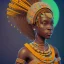 Placeholder: kente african bride model, full body, cinema 4d, octane render, high detail