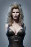 Placeholder: Kim Basinger as evil queen in black leather, busty, cleavage, curvy, angry, happy, stern look. character design by cory loftis, fenghua zhong, ryohei hase, ismail inceoglu and ruan jia. unreal engine 5, artistic lighting, highly detailed, photorealistic, fantasy