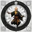 Placeholder: (in the style of Orion, by Masamune Shirow) a Shaolin monk casting a magic spell in the middle of a pentacle, magic is in the air, he cast fire by his hands