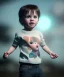 Placeholder: picasso toddler, full body, jump, dramatic lighting, hyper realistic