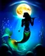 Placeholder: mermaid serenading a full moon, in the style of mystical sea ballads, art nouveau, silvery luminescence, romantic and enchanting, moonlit ocean escapes, captivating underwater melodies --ar 27:30 Modifiers: Nikon D850 digital painting Award winning photography 8k many rainbow bubbles very attractive beautiful dynamic lighting imperial colors fantastic view 4K 3D high definition crisp quality Unreal Engine colourful hdr Thomas Kinkade Alphonse Mucha