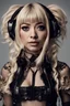 Placeholder: Amazingly Stunningly detailed, ultra Realistic photography of presenter Holly Willoughby cosplaying as singer Suzuka Nakamoto wearing one of Suzuka's stage outfits with Suzuka's hairstyle and make up, with Babymetal band instead of singer Suzuka Nakamoto, highly detailed, full body, soft lighting, ultra realistic, maximum realism,Amazingly Stunningly detailed,ultra realistic, maximum realism, Realistic photography., ultra detailed