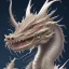 Placeholder: This Oriental Dragon has 1 horn pointing backward. Its neck is long; Its snout is vertically flat, wide, short, and sharp tipped. Its teeth are rounded. It has curved claws, frills, and spotted scales. Its tail is very short and very wide. Its breath weapon is hallucinogenic gas.