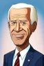 Placeholder: Joe Biden President of the United States of America cartoon 2d