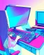Placeholder: Masterpiece, High Focus, Retro Computer, retro pc,