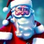 Placeholder: Santa Clause, portrait , embroidery, octane render, high detail