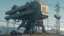 Placeholder: Detailed concept art of a futuristic machine with elastic capabilities, inspired by Greek architecture, created by artist Simon Stålenhag. Highly detailed with intricate designs and realistic lighting, showcasing the machine's ability to bend and stretch. (Long shot)