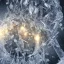 Placeholder: celestial, ice crystals, snow, icicles, reflections