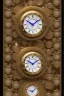 Placeholder: 3d mandelbulb 3d fractal with real silver gears of mechanical clock with 12 beautiful realistic girls dancing in clock numbers in beautiful color full space