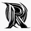 Placeholder: logo with the letter R end N, black and white