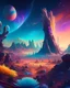 Placeholder: A breathtaking panorama of an alien landscape, with towering crystalline formations, glowing flora, and a vast, multicolored sky filled with celestial wonders. The scene is filled with a sense of awe and mystery, inviting the viewer to explore the uncharted terrain and ponder the unknown. 16K resolution, vivid colors, and imaginative details make this image a feast for the eyes.