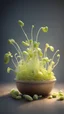 Placeholder: Bean Sprouts. Photography. Realistic photo. HD. Glowing. 3d style