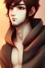 Placeholder: cute, brown hair, portrait, shy, blushing, arab boy