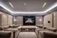 Placeholder: dedicated home cinema room with LED lighting in the walls make sure the room is completely symmetrical