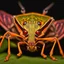 Placeholder: a man-faced_stink_bug, Catacanthus_incarnatus macro HDR photo