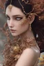 Placeholder: karlan, rusty metal, feathers, Dryad, fae, sidhe, ominous, nature, plants, wildflower, facepaint, dnd character portrait, intricate, oil on canvas, masterpiece, expert, insanely detailed, 4k resolution, retroanime style, cute big circular reflective eyes, cinematic smooth, intricate detail , soft smooth lighting, soft pastel colors, painted Renaissance style