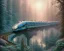 Placeholder: stunning hyperdetailed futuristic train; meticulously hyperdetailed train :: beautiful natural lighting :: fantasy mixed media :: By James Jean digital painting, digital illustration, extreme detail, digital art, 4k, ultra hd