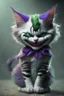 Placeholder: A picture of a cute cat in the form of a joker, a professional, high JPEG image