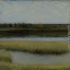 Placeholder: twachtman, painting, marsh, trees, swamp, hills