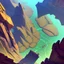 Placeholder: stylized,canyon,scifi,dungeons map,futuristic,roboquest,top view,4k,details stylized