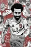 Placeholder: mo salah,cartoon 2d