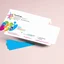 Placeholder: business card design for physiotherapy. Playful. Colorful