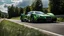Placeholder: A sleek (((a cross of bentley and koenigsegg jesko))), on street, with hill and trees around, a beautiful clouds and sunny weather, 4K, Superdetailed, No mistakes